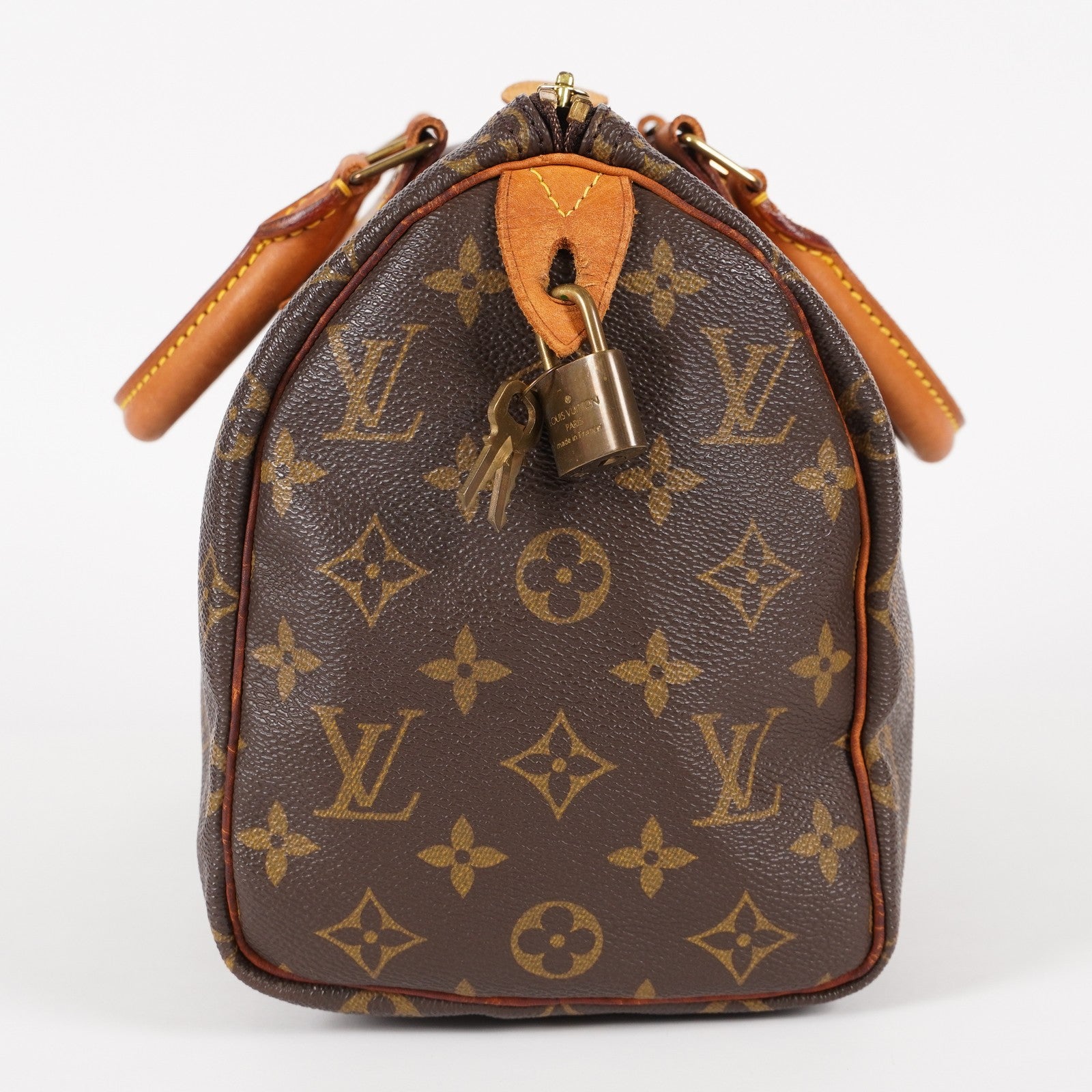 Authentic Louis Vuitton Monogram Speedy 25 Handbag vintage M41528 05E129240016