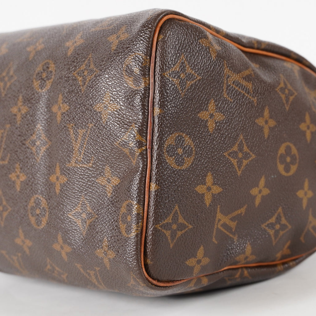 Authentic Louis Vuitton Monogram Speedy 25 Handbag vintage M41528 03E117810011