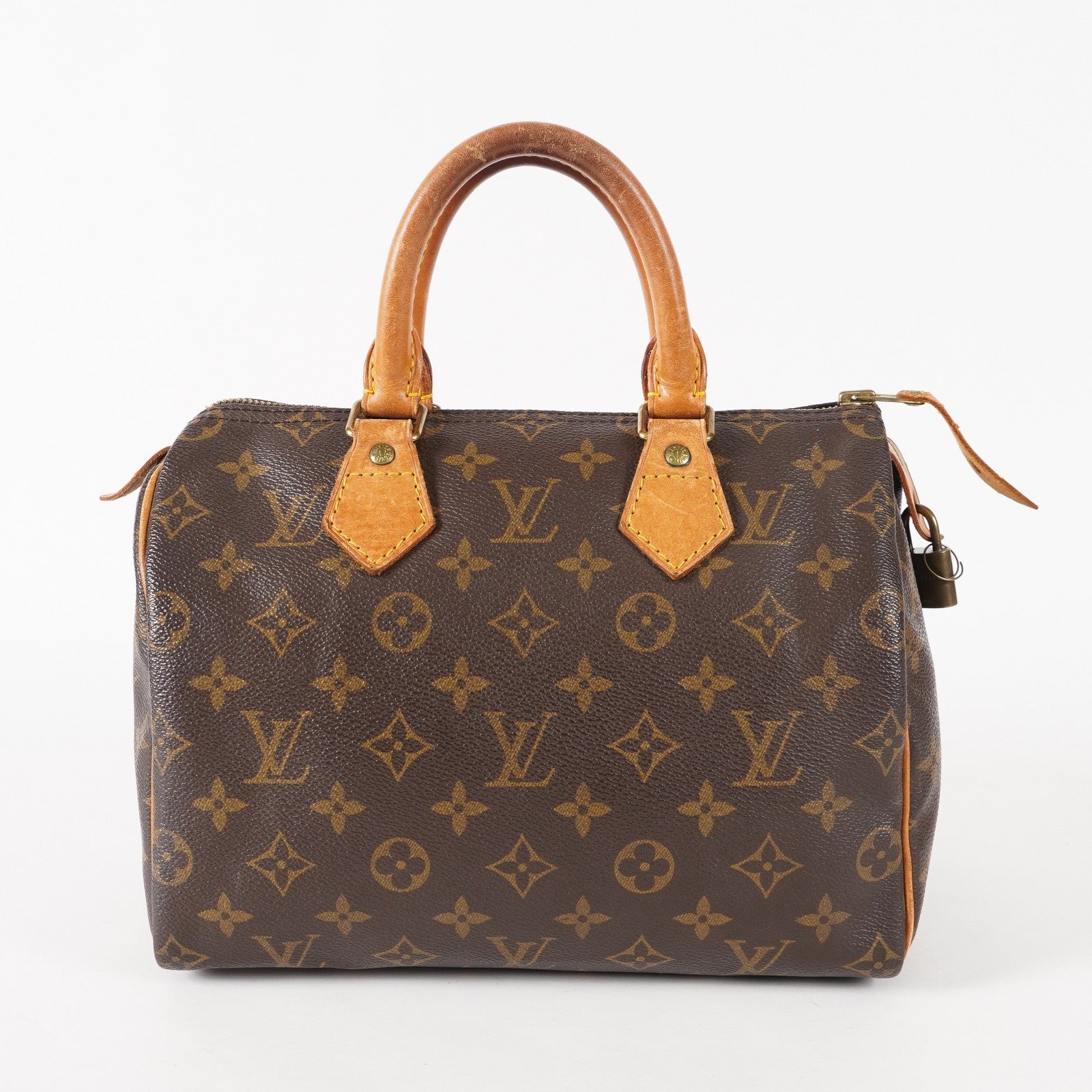 Authentic Louis Vuitton Monogram Speedy 25 Handbag vintage M41528 03E068030011
