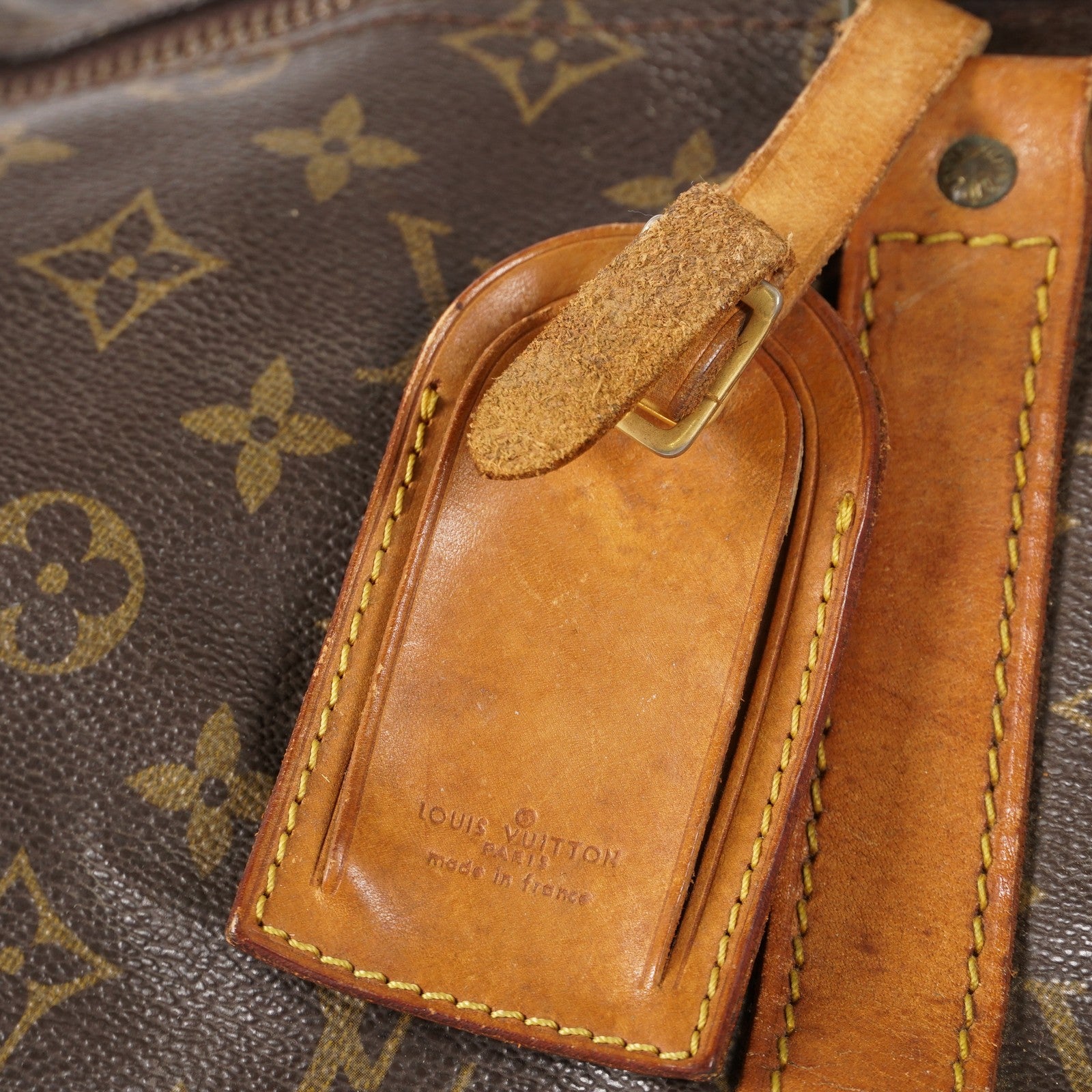 LOUIS VUITTON Keepall 50 M41426 Monogram Boston Bag Brown vintage 01E143520022