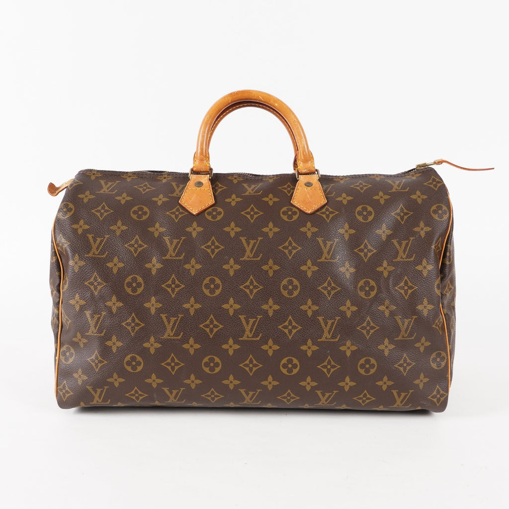 Authentic Louis Vuitton Monogram Speedy 40 Hand Boston Bag M41522 02E356160018