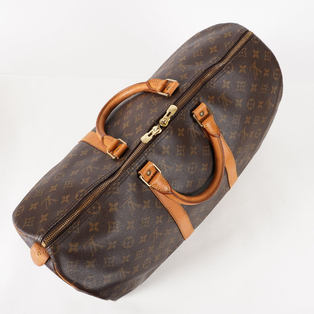 LOUIS VUITTON Keepall 50 M41426 Monogram Boston Bag vintage Brown 03E326820011