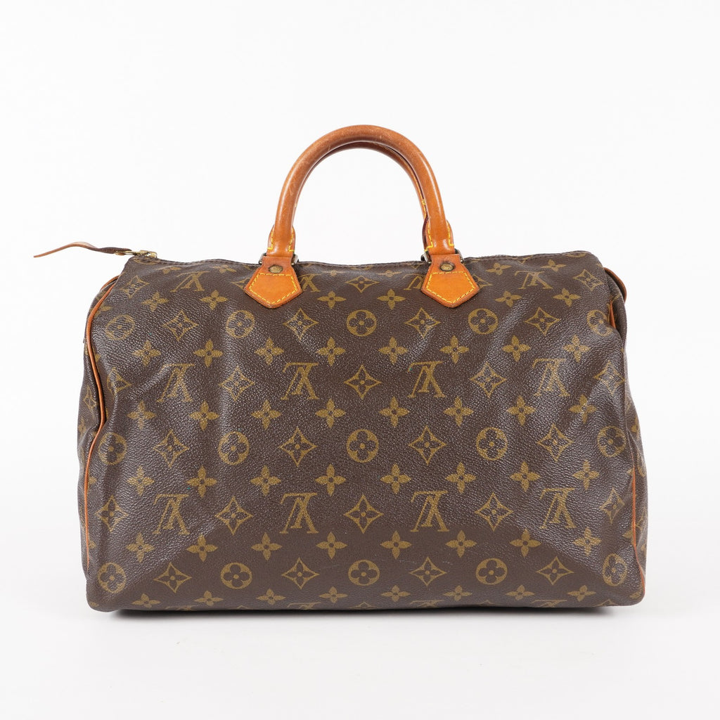 Authentic Louis Vuitton Monogram Speedy 35 M41524 vintage Handbag 05E095940013