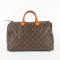 Authentic Louis Vuitton Monogram Speedy 35 M41524 vintage Handbag 05E095940013