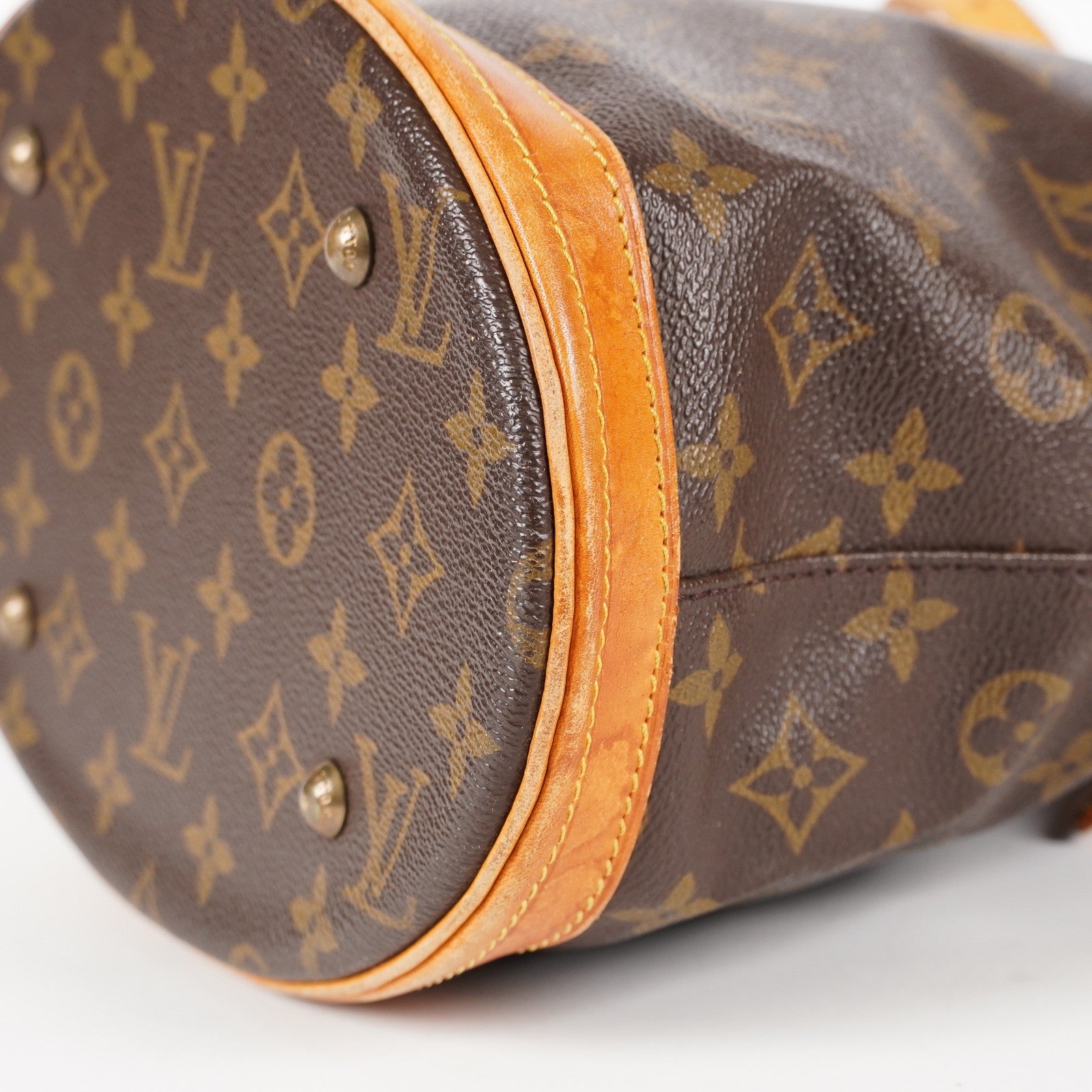 Authentic Louis Vuitton Monogram Bucket PM Shoulder Tote Bag M42238 05E212090016