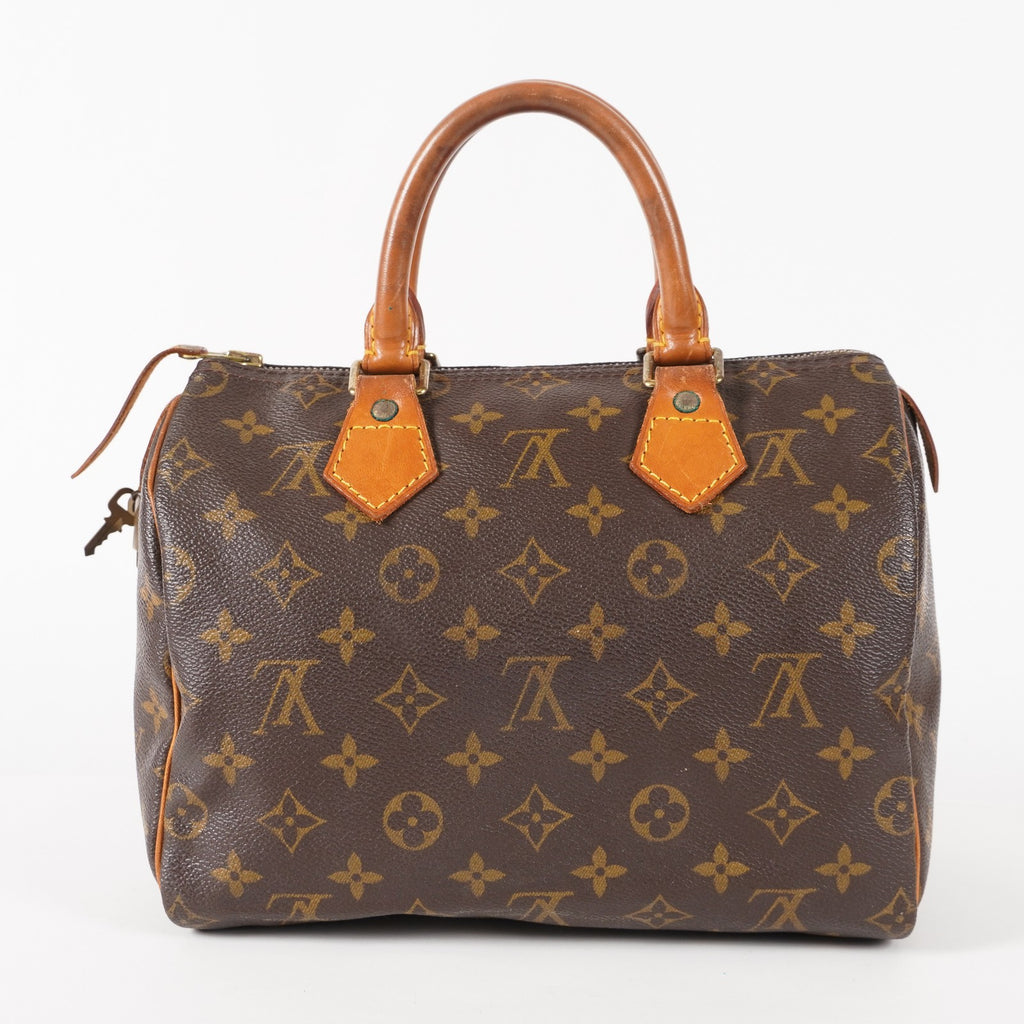 Authentic Louis Vuitton Monogram Speedy 25 M41528 Handbag vintage 03E237150002