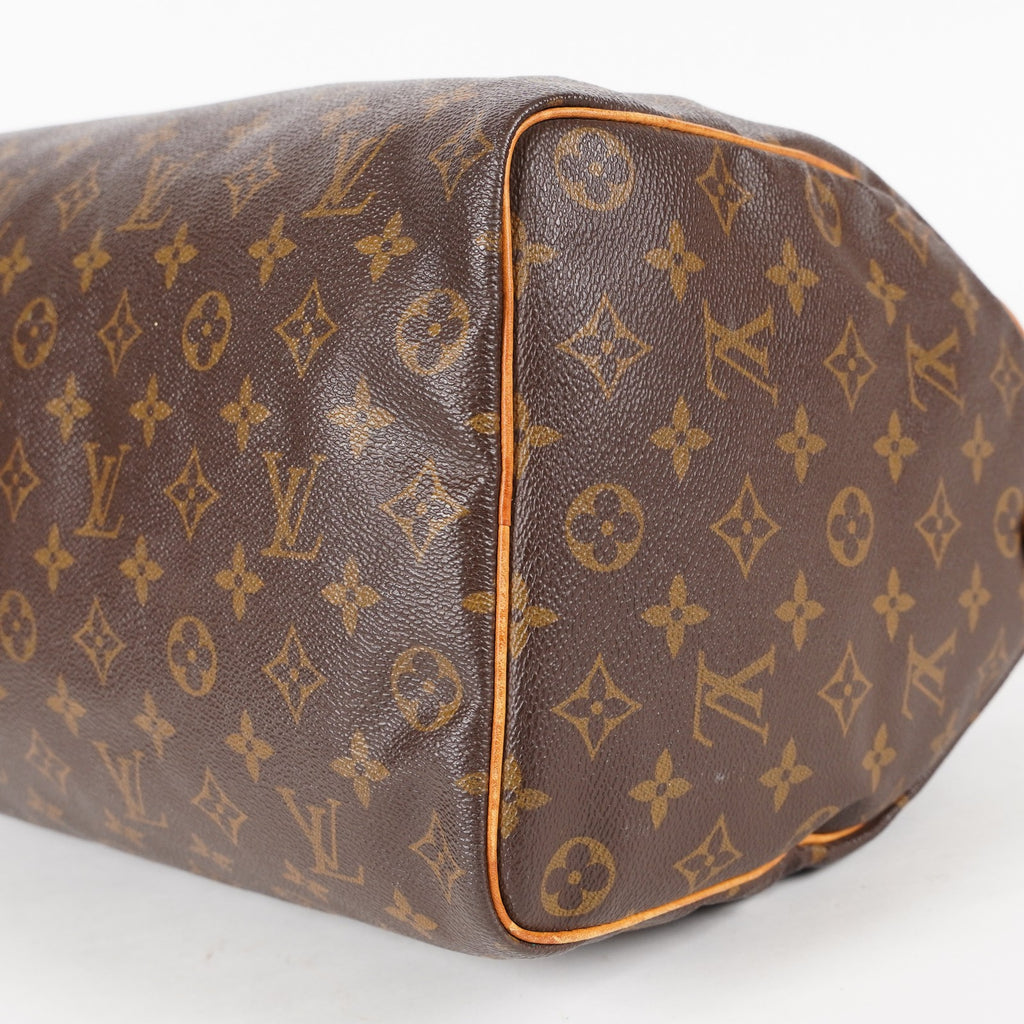 Authentic Louis Vuitton Monogram Speedy 35 M41524 vintage Handbag 05E186050013