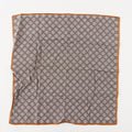 CELINE Logo Cotton Scarf Scarves Pocket Square XY206