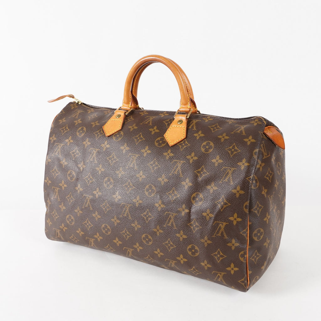 Authentic Louis Vuitton Monogram Speedy 40 Hand Boston Bag M41522 03E057370011