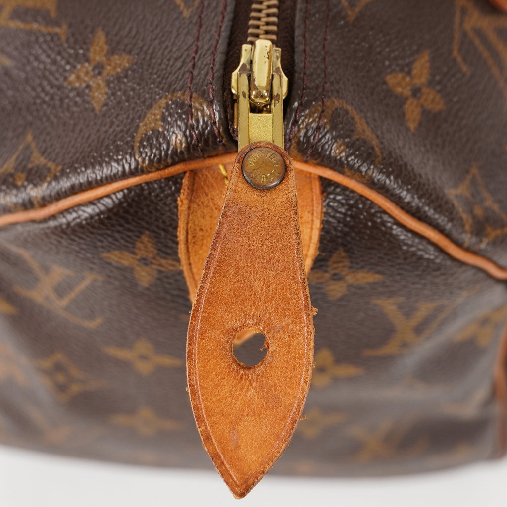 Authentic Louis Vuitton Monogram Speedy 25 M41528 Handbag vintage 03E117810011