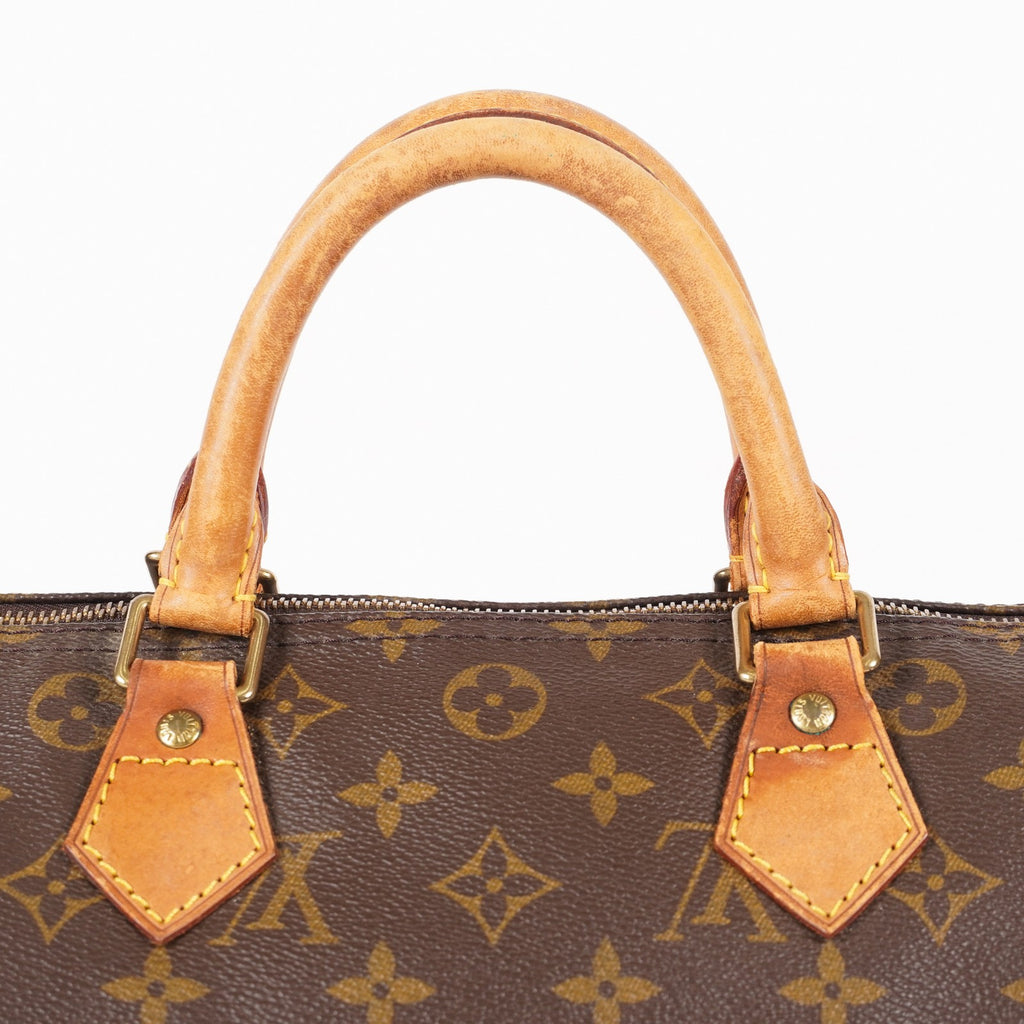 Authentic Louis Vuitton Monogram Speedy 30  Handbag M41526 vintage 05E125830029
