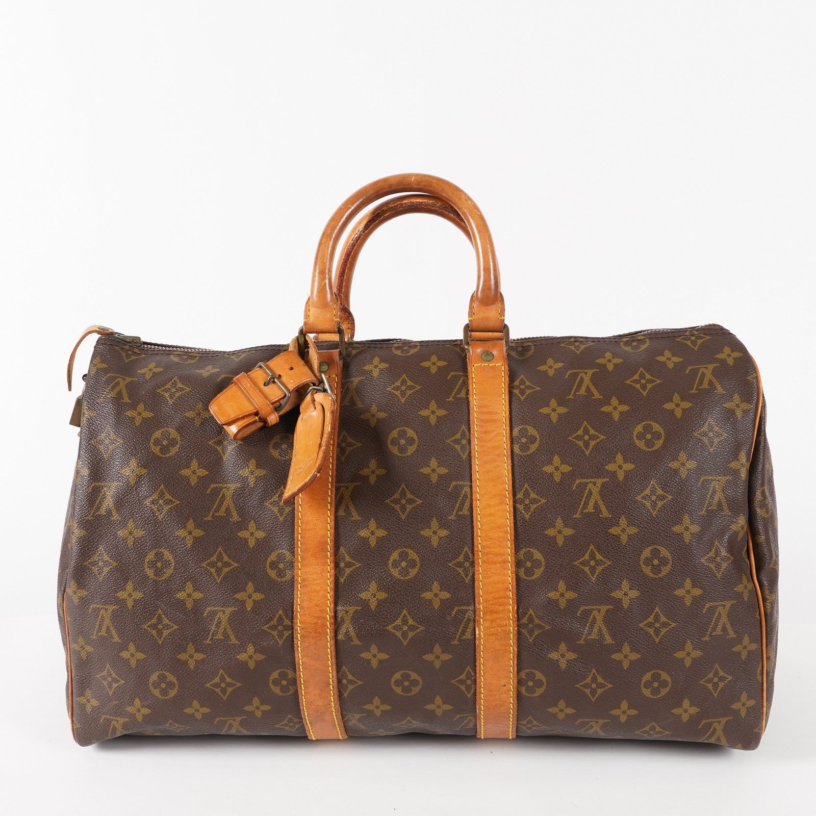 LOUIS VUITTON Keepall 45 M41428 Monogram Boston Bag Brown vintage 03E172750002