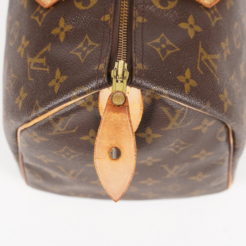 Authentic Louis Vuitton Monogram Speedy 30  Handbag M41526 vintage 05E284730029