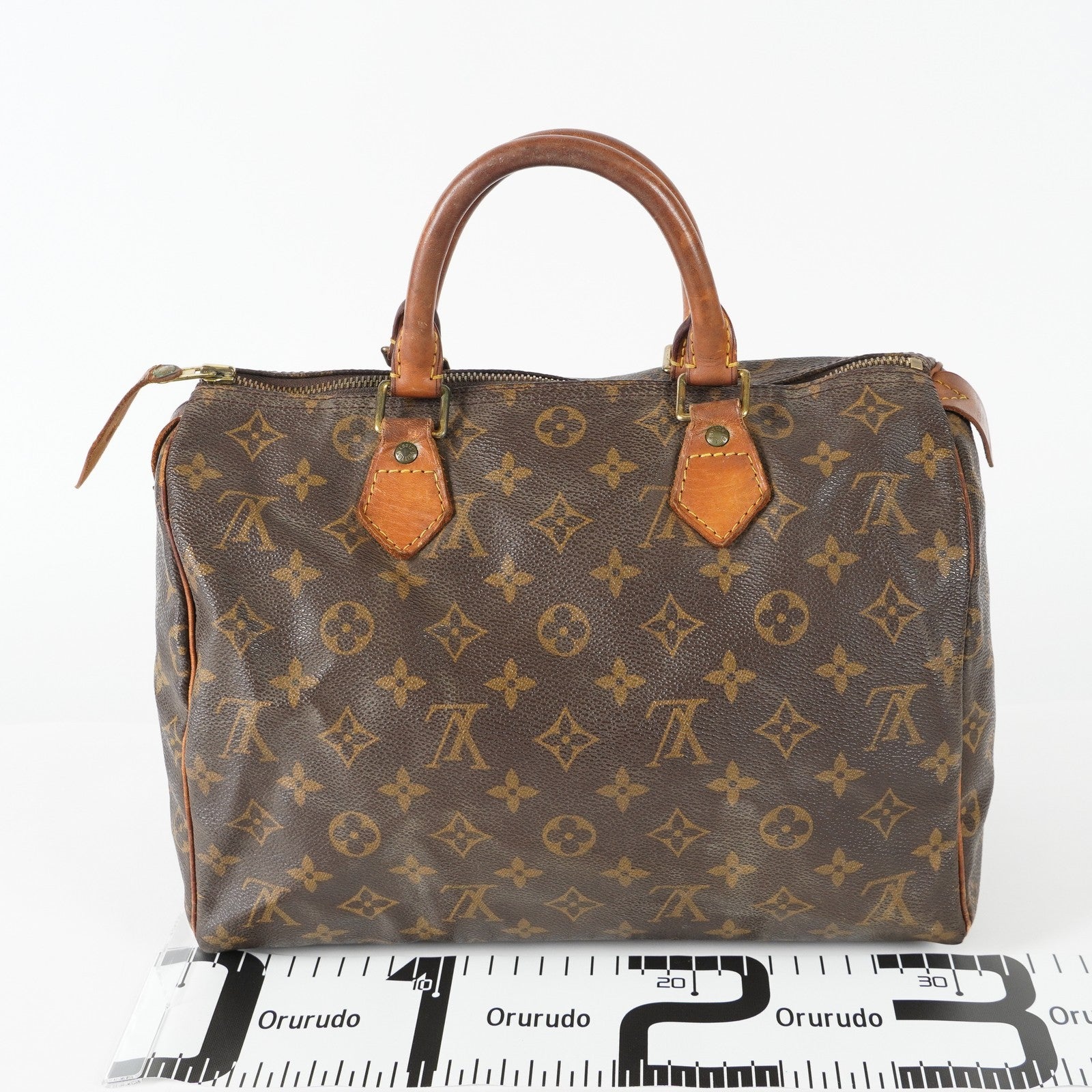 Authentic Louis Vuitton Monogram Speedy 30 M41526 Handbag vintage 03A144576027