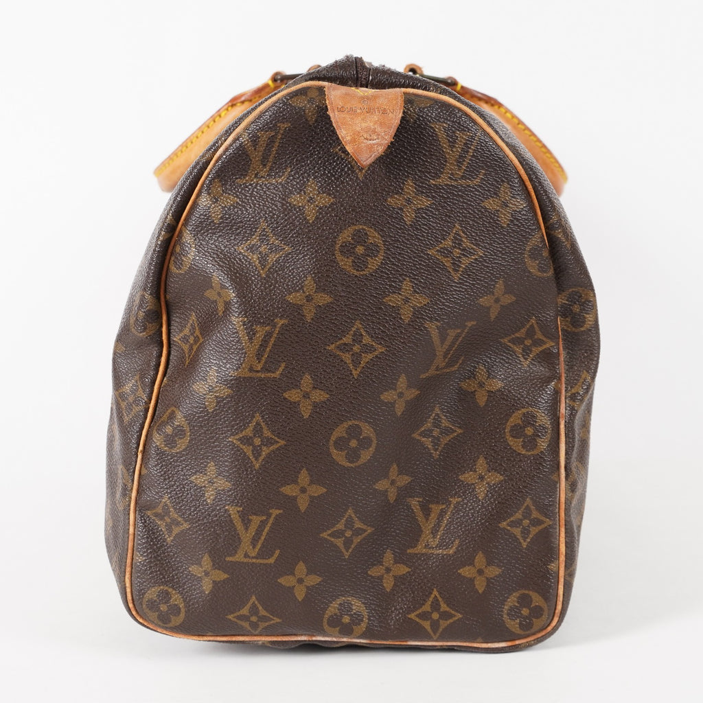 Authentic Louis Vuitton Monogram Speedy 40 Hand Boston Bag M41522 02E435834425