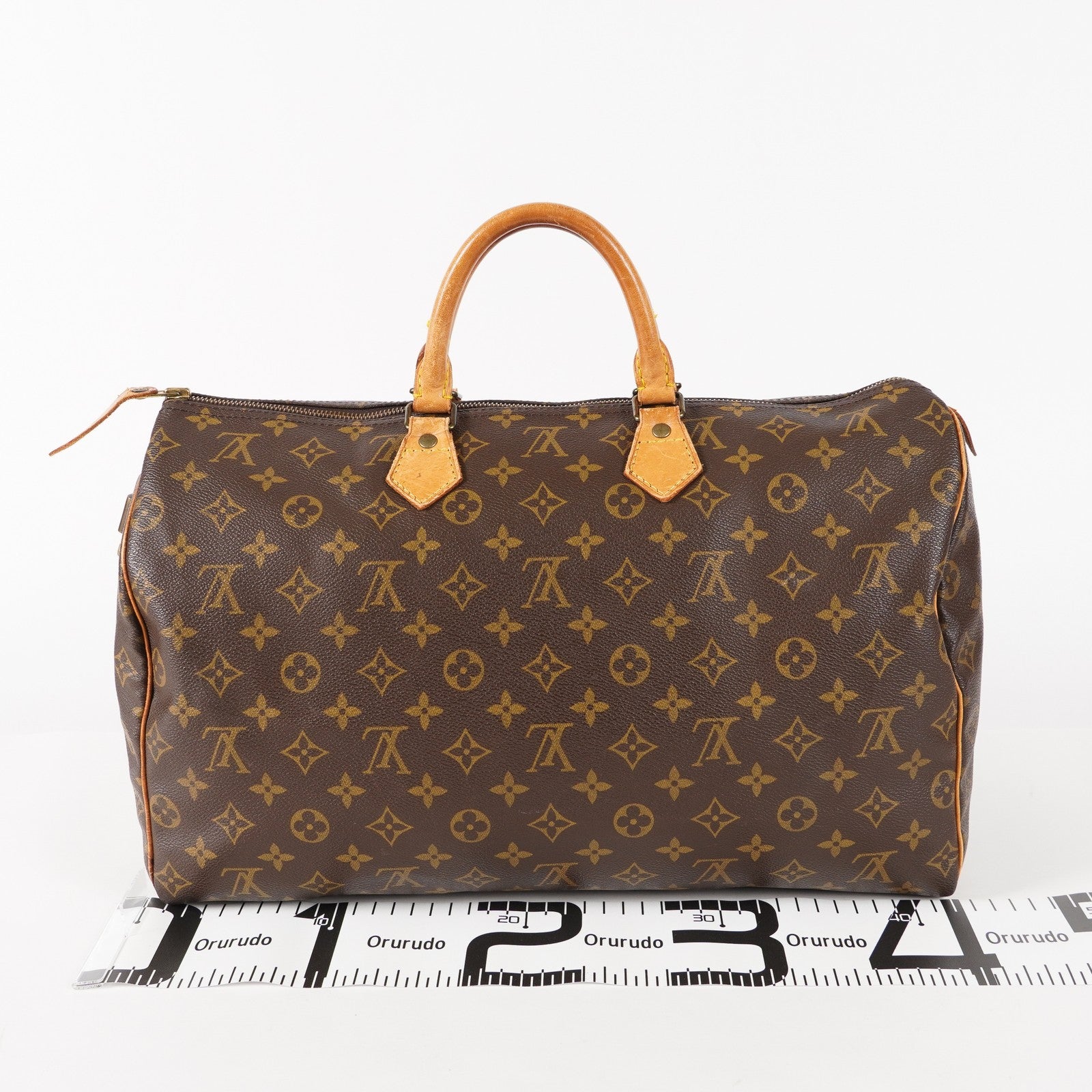 Authentic Louis Vuitton Monogram Speedy 40 Hand Boston Bag M41522 03E256050002