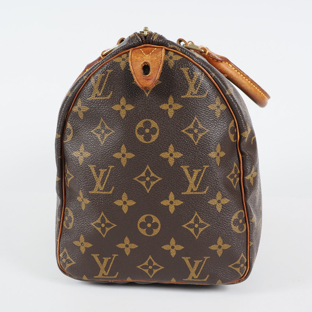 Authentic Louis Vuitton Monogram Speedy 30 M41526 Handbag vintage 04A177150007