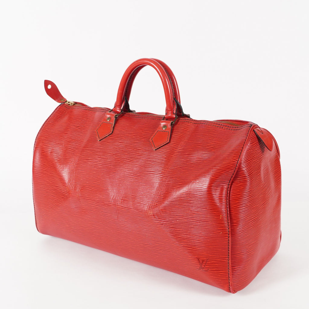 LOUIS VUITTON Epi Speedy 40 Boston Bag Handbag M42987 Women 02E024576025