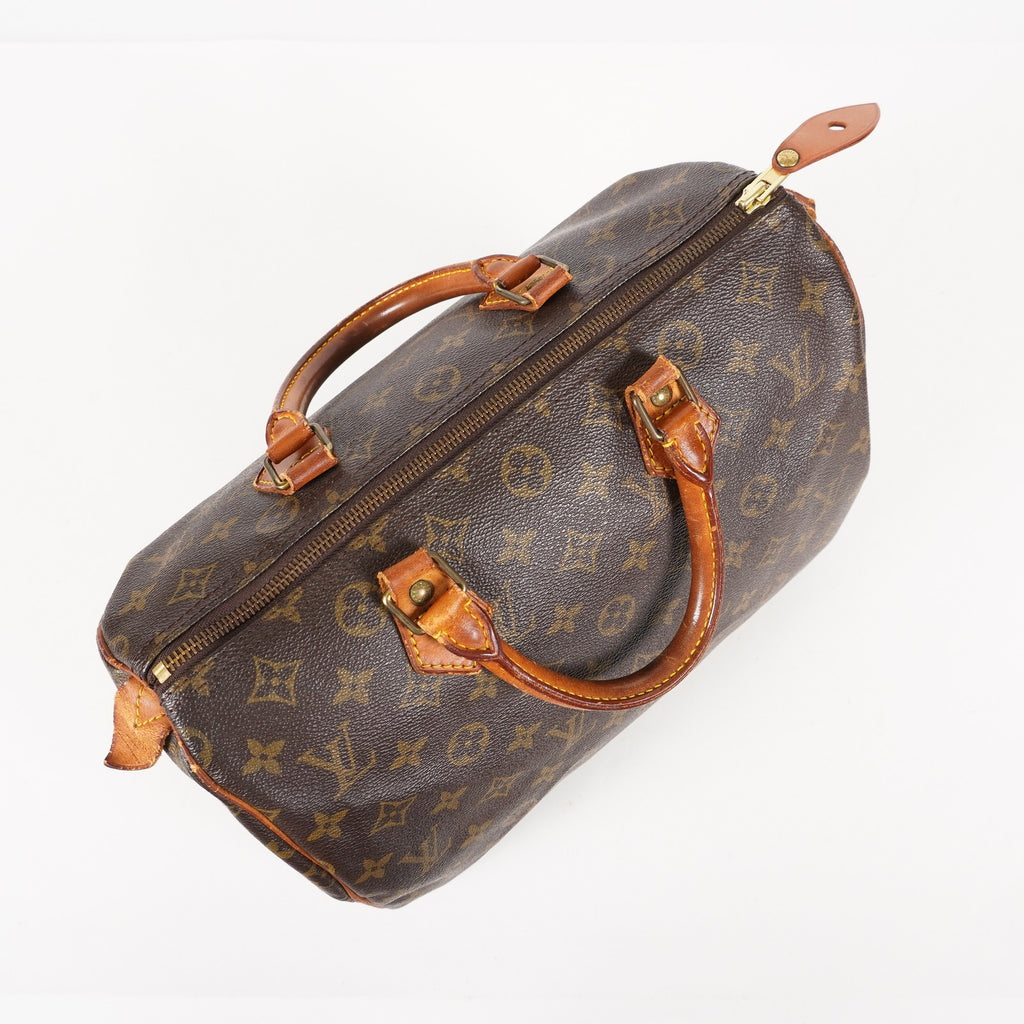 Authentic Louis Vuitton Monogram Speedy 30 Handbag M41526 vintage 06E395720002