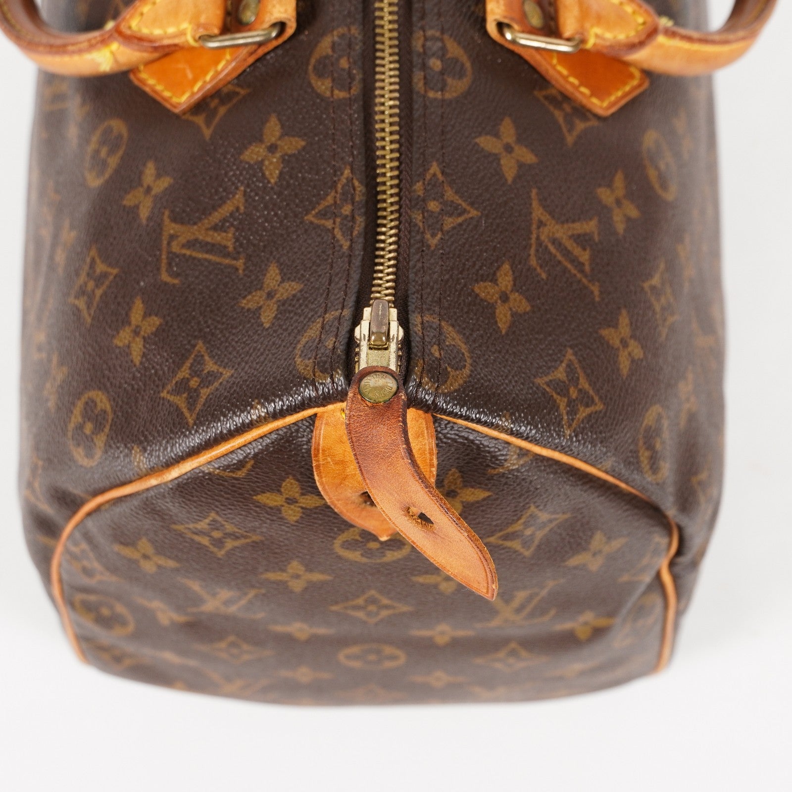 Authentic Louis Vuitton Monogram Speedy 35 M41524 vintage Handbag 05E186050013