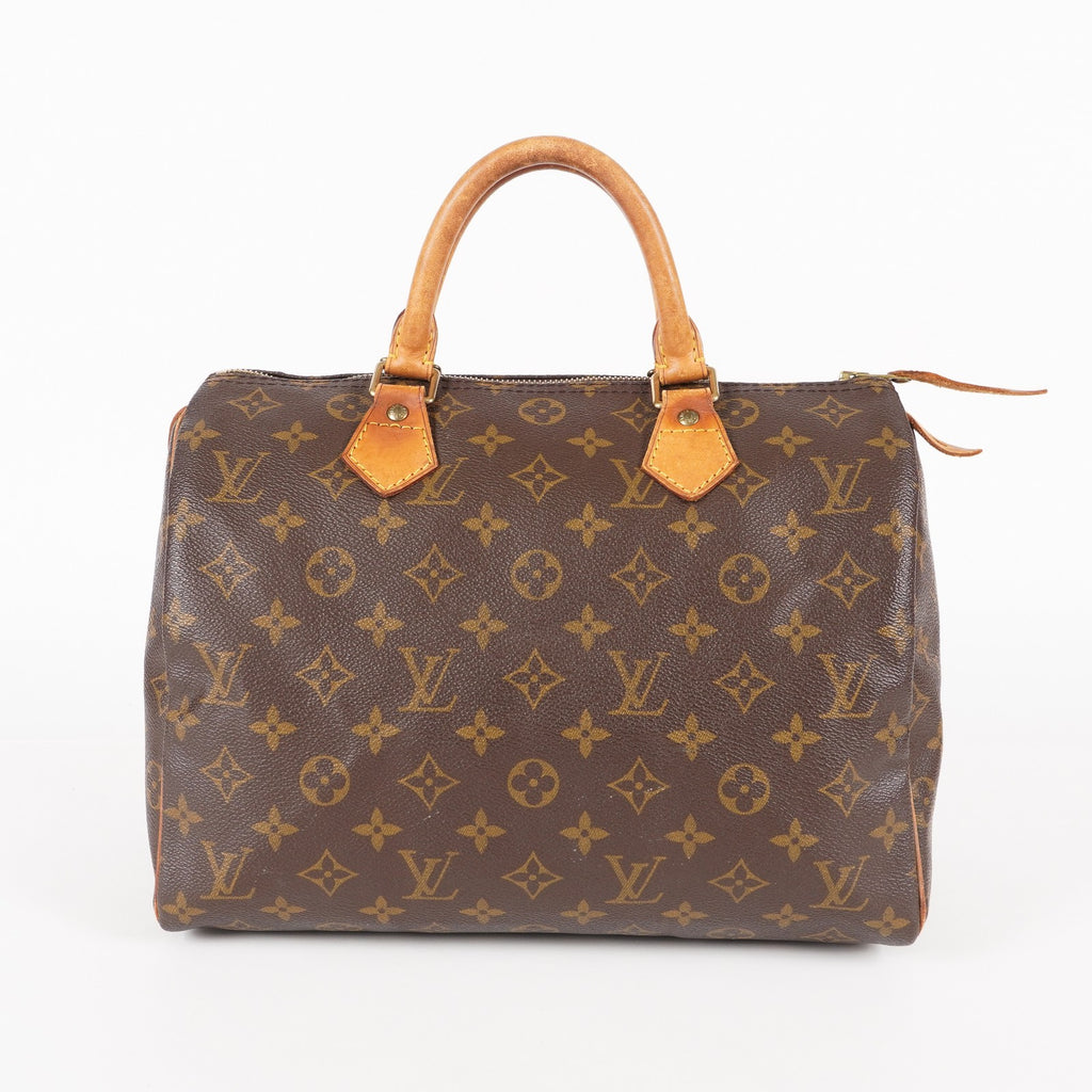 Authentic Louis Vuitton Monogram Speedy 30  Handbag M41526 vintage 05E125830029