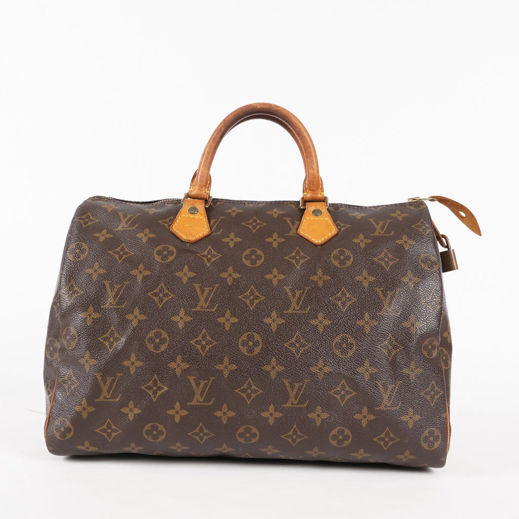 Authentic Louis Vuitton Monogram Speedy 35 M41524 Handbag 03A075948806