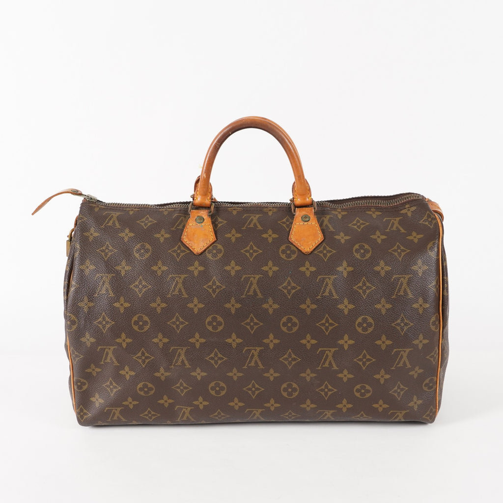 Authentic Louis Vuitton Monogram Speedy 40 Hand Boston Bag M41522 02E615720027