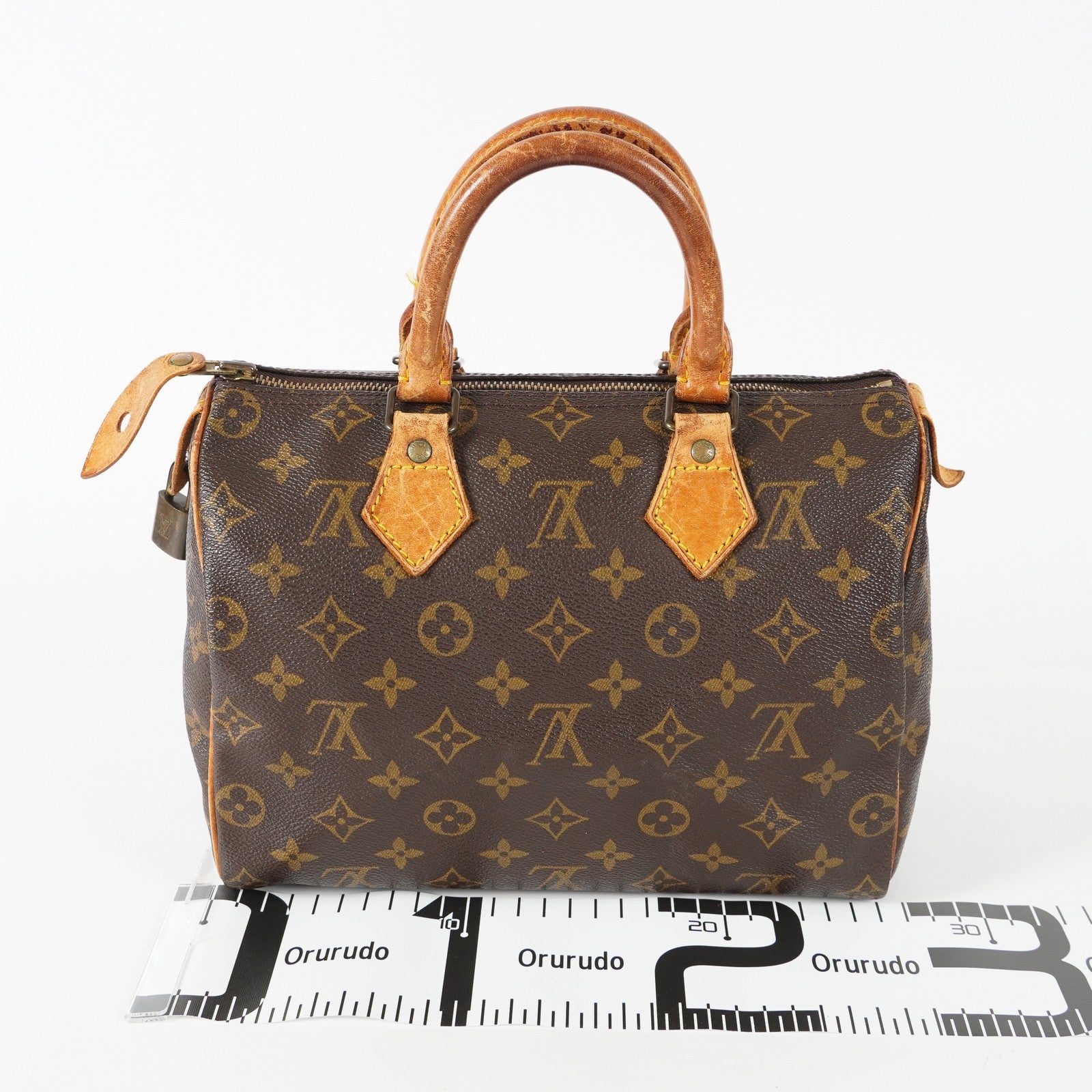 Authentic Louis Vuitton Monogram Speedy 25 M41528 Handbag vintage 03A186234827
