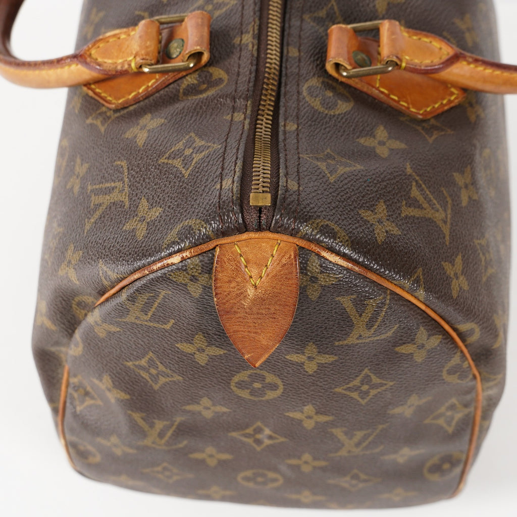 Authentic Louis Vuitton Monogram Speedy 30 M41526 Handbag vintage 01E155720027