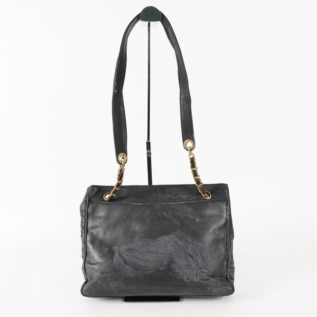 CHANEL vintage CC CC Mark Double Chain Bag Big Coco Shoulder Bag 03E565280011