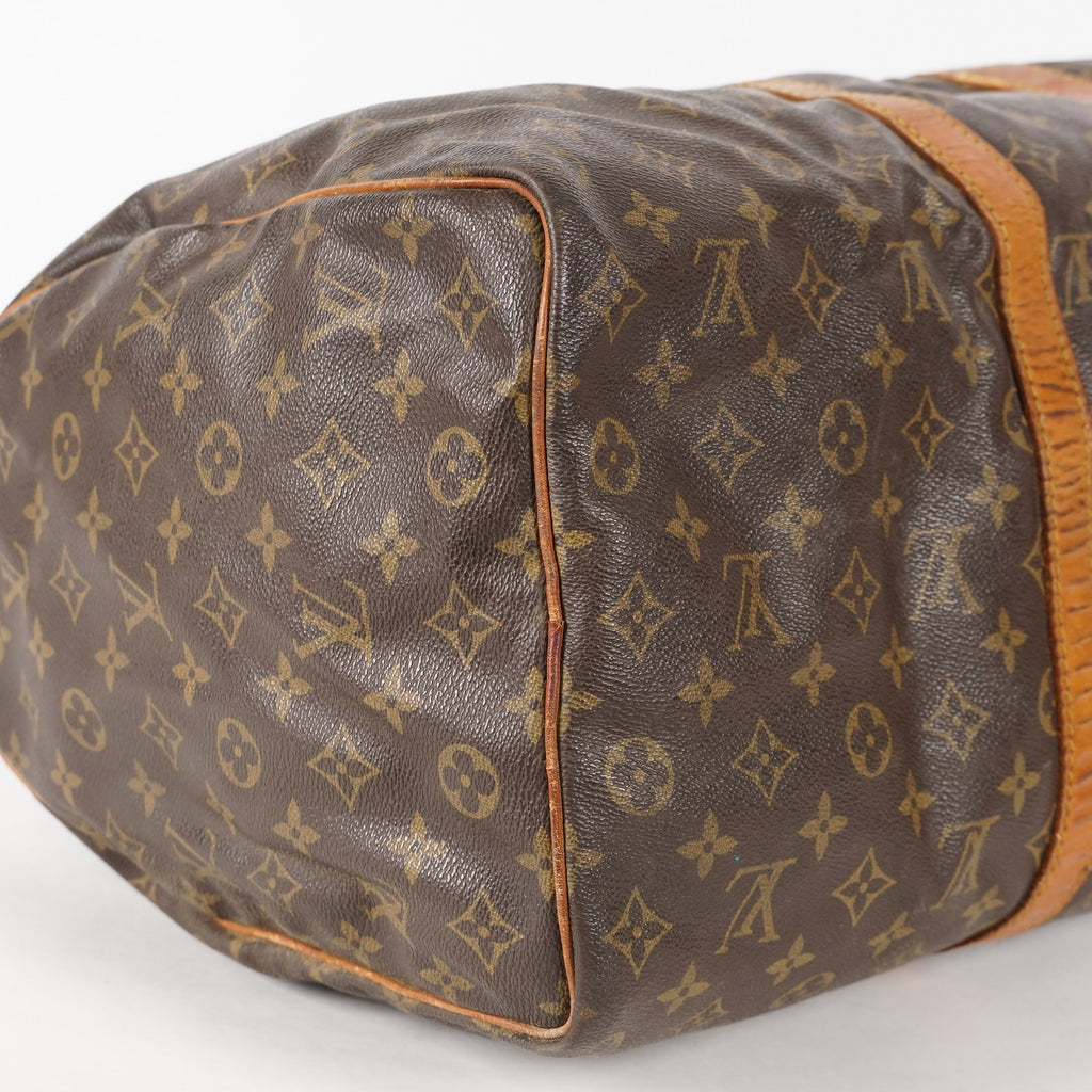 LOUIS VUITTON Keepall 50 M41426 Monogram Boston Bag Brown vintage 01E143520022