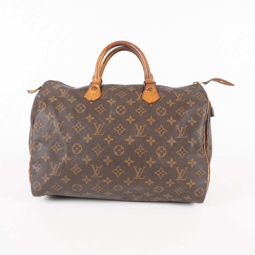 Authentic Louis Vuitton Monogram Speedy 35 M41524 Handbag used 05E075940029
