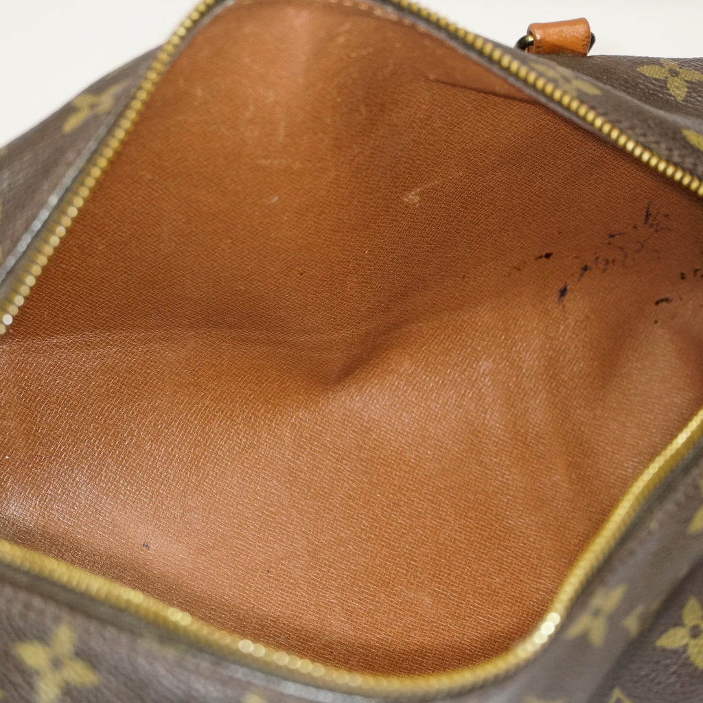 Auth LOUIS VUITTON Monogram Papillon 30 M51365 Handbag W/Pouch used 12E145500020