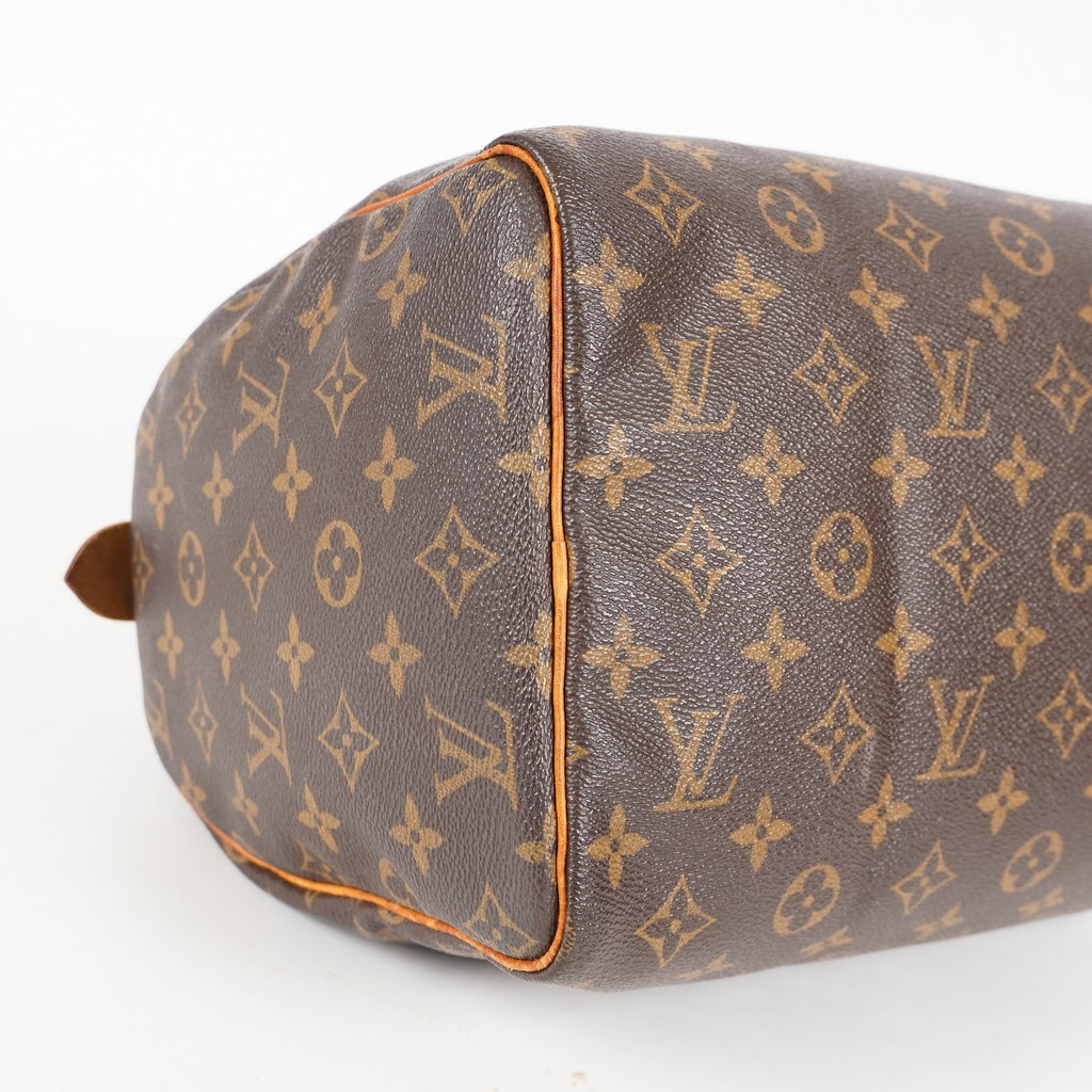 Authentic Louis Vuitton Monogram Speedy 30  Handbag M41526 vintage 05E304290029
