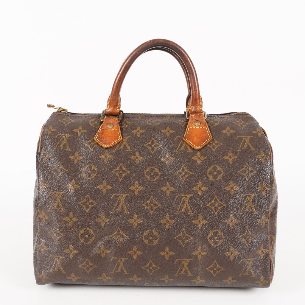 Authentic Louis Vuitton Monogram Speedy 30 Handbag M41526 vintage 06E373520002