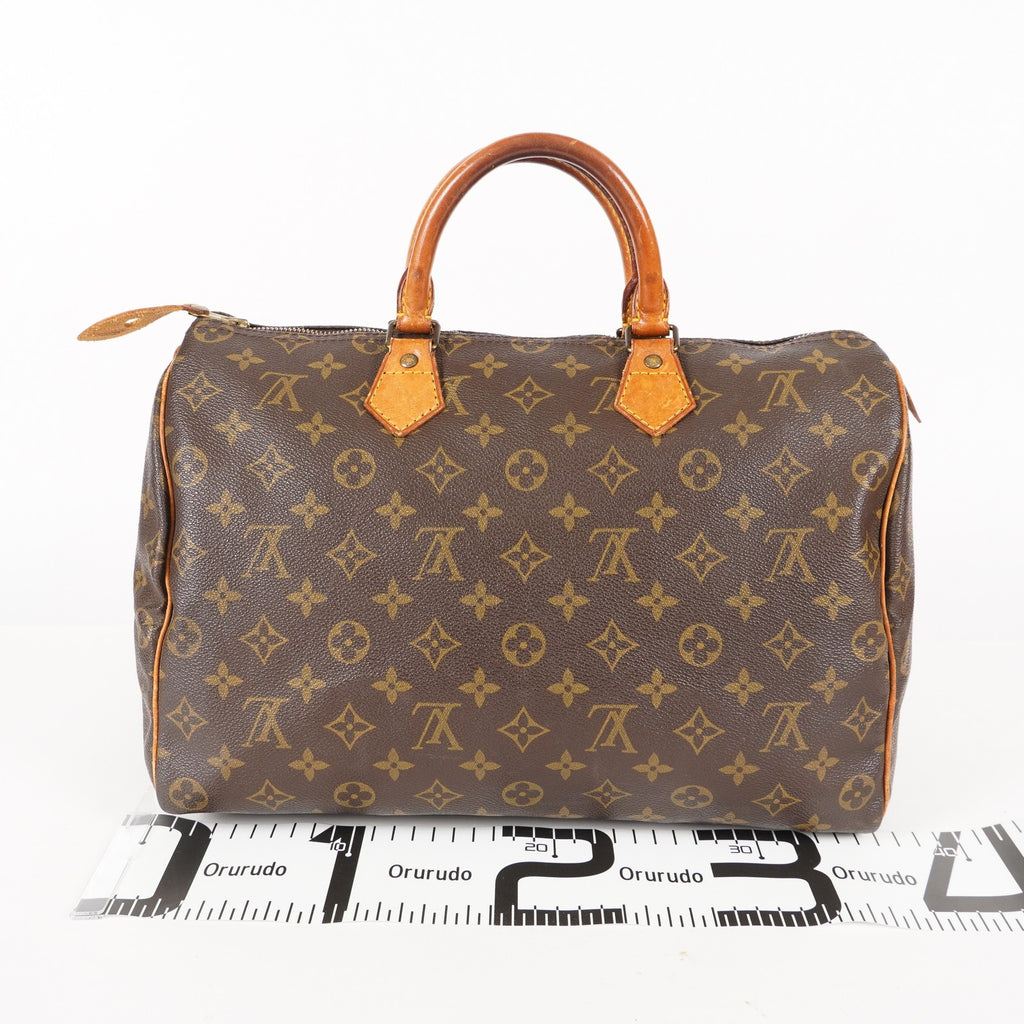 Authentic Louis Vuitton Monogram Speedy 35 M41524 Handbag used 05E256006029