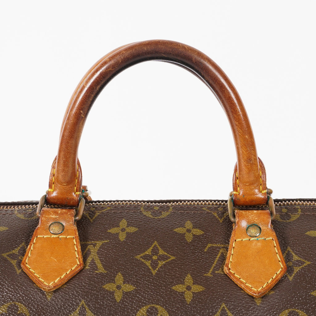 Authentic Louis Vuitton Monogram Speedy 35 M41524 Handbag 01E054950021