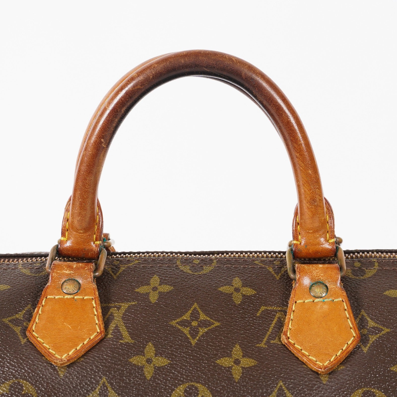 Authentic Louis Vuitton Monogram Speedy 35 M41524 Handbag 01E054950021