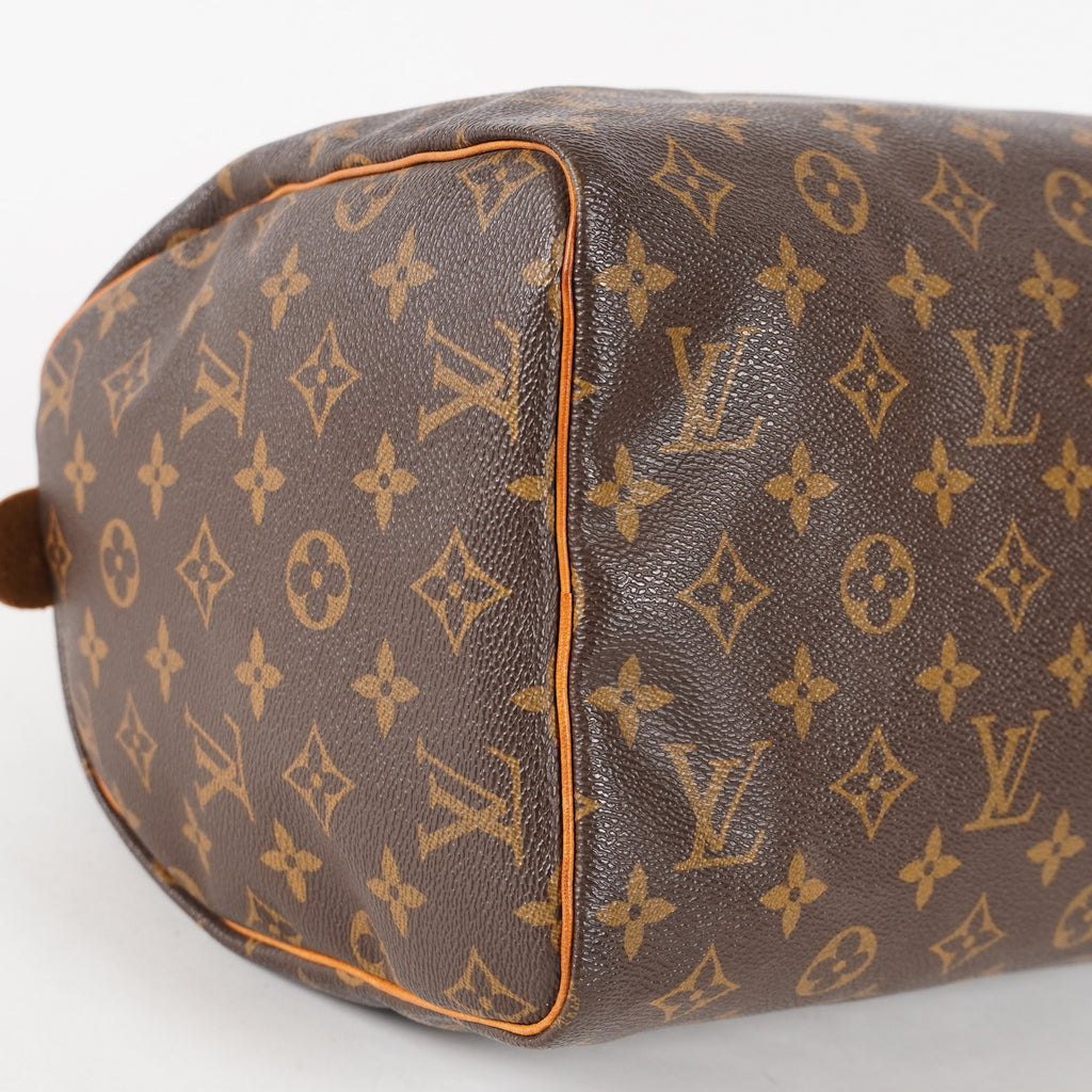 Authentic Louis Vuitton Monogram Speedy 30 M41526 Handbag vintage 03E508030011