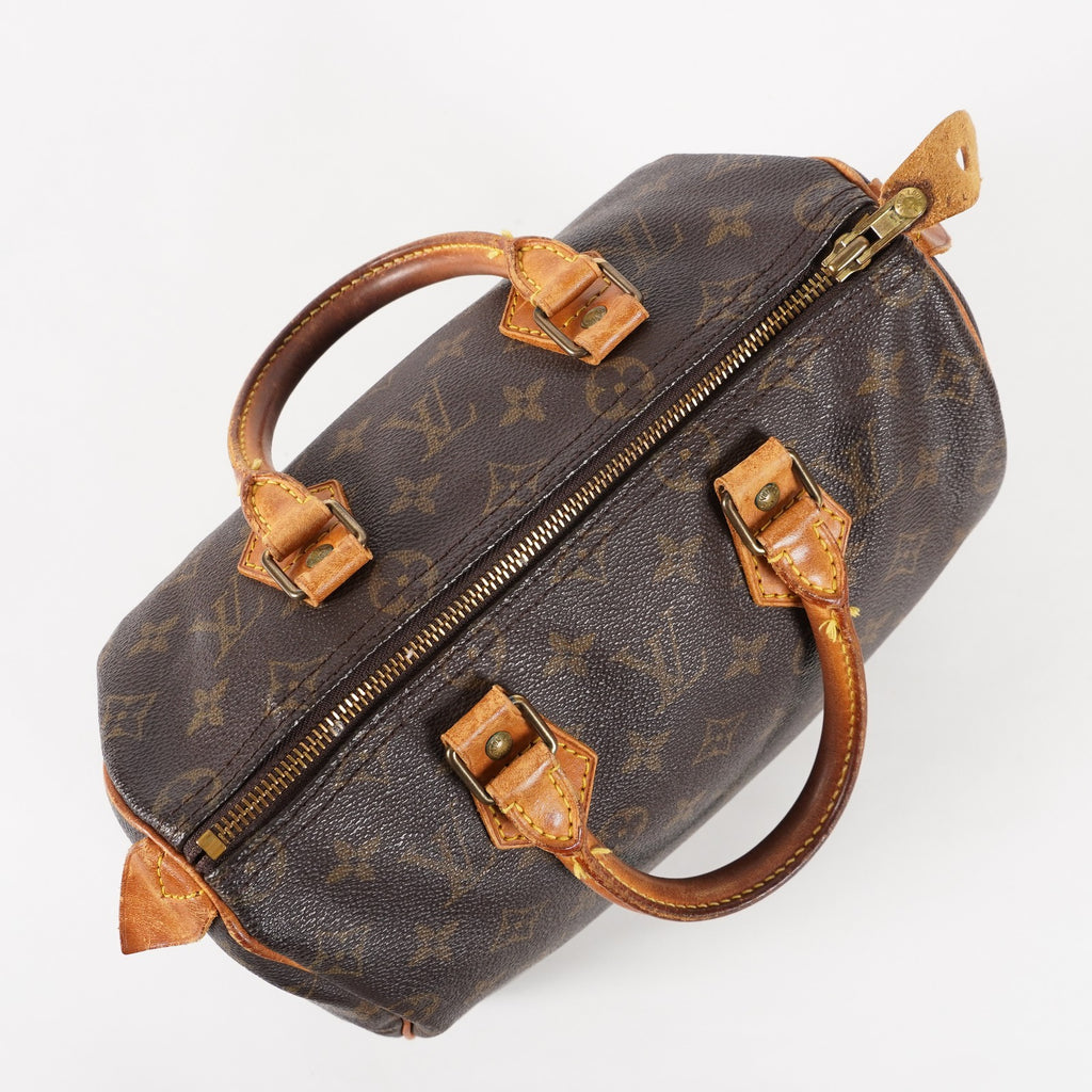 Authentic Louis Vuitton Monogram Speedy 25 M41528 Handbag vintage 02E037370018