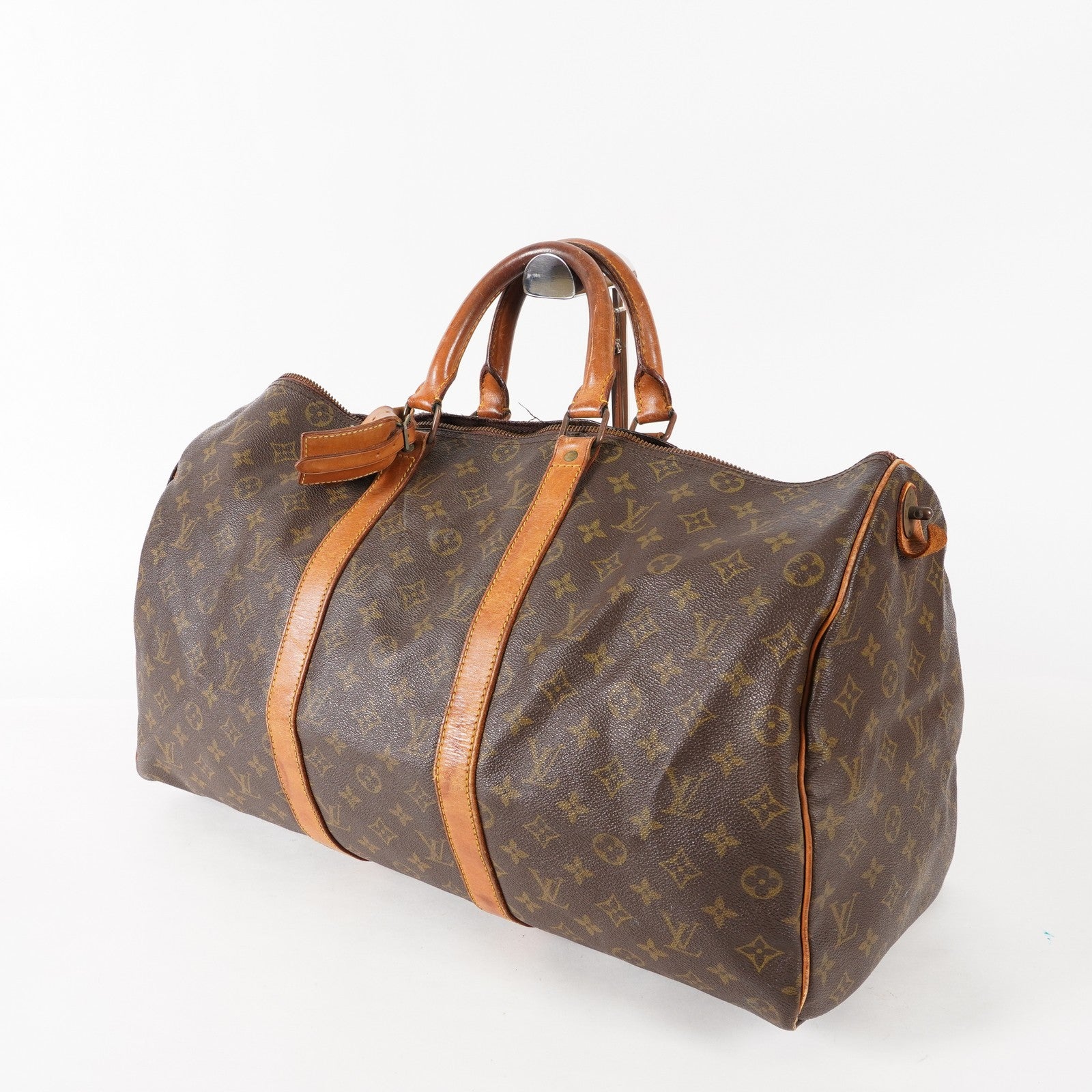 LOUIS VUITTON Keepall 50 M41426 Monogram Boston Bag Brown vintage 02E412530018