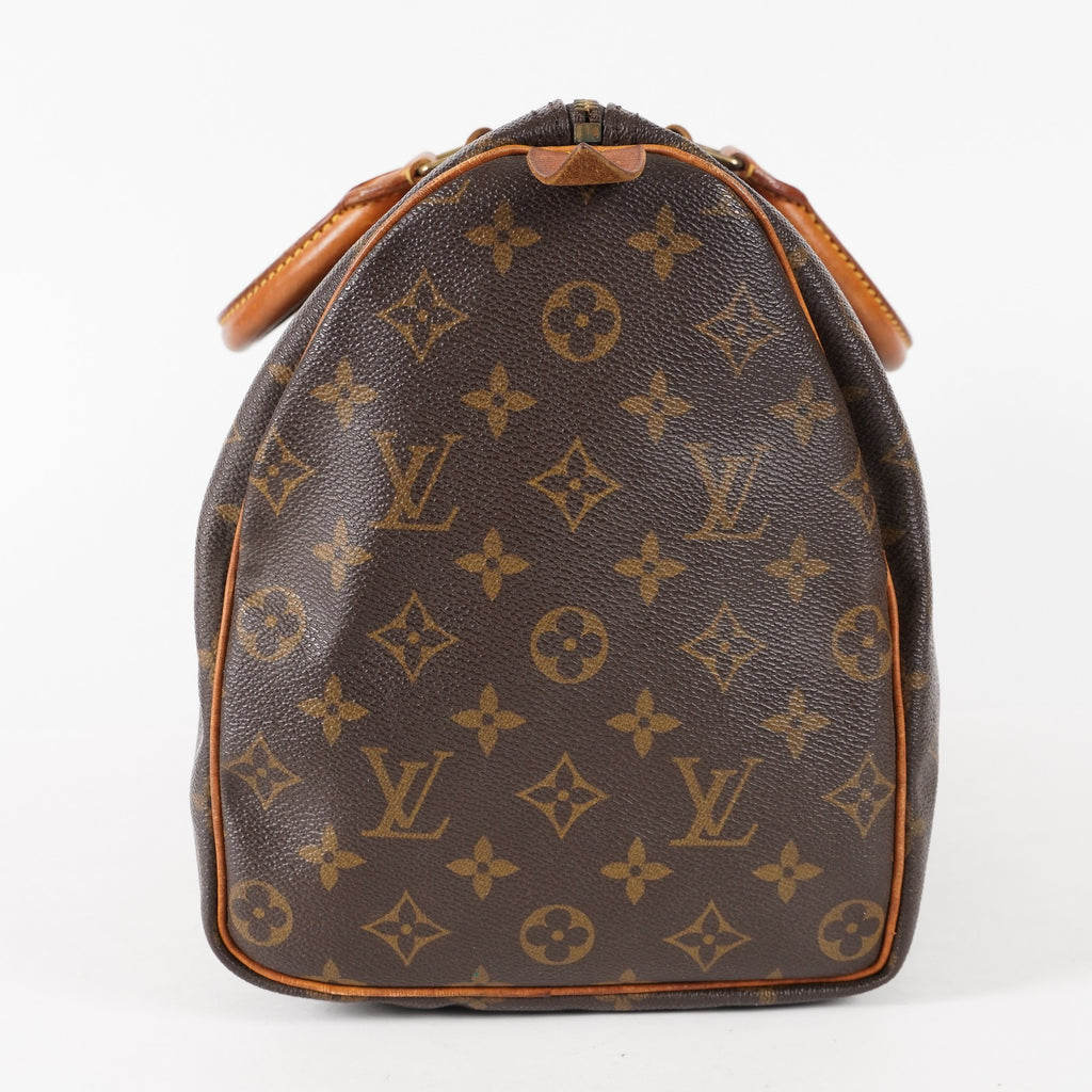 Authentic Louis Vuitton Monogram Speedy 35 M41524 Handbag vintage 02E405940018