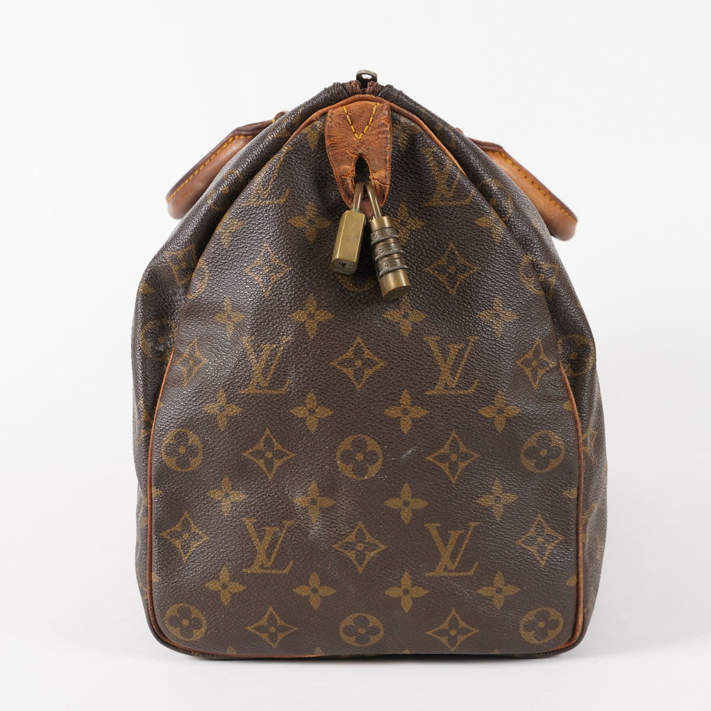 Authentic Louis Vuitton Monogram Speedy 40 Hand Boston Bag M41522 03E194510002