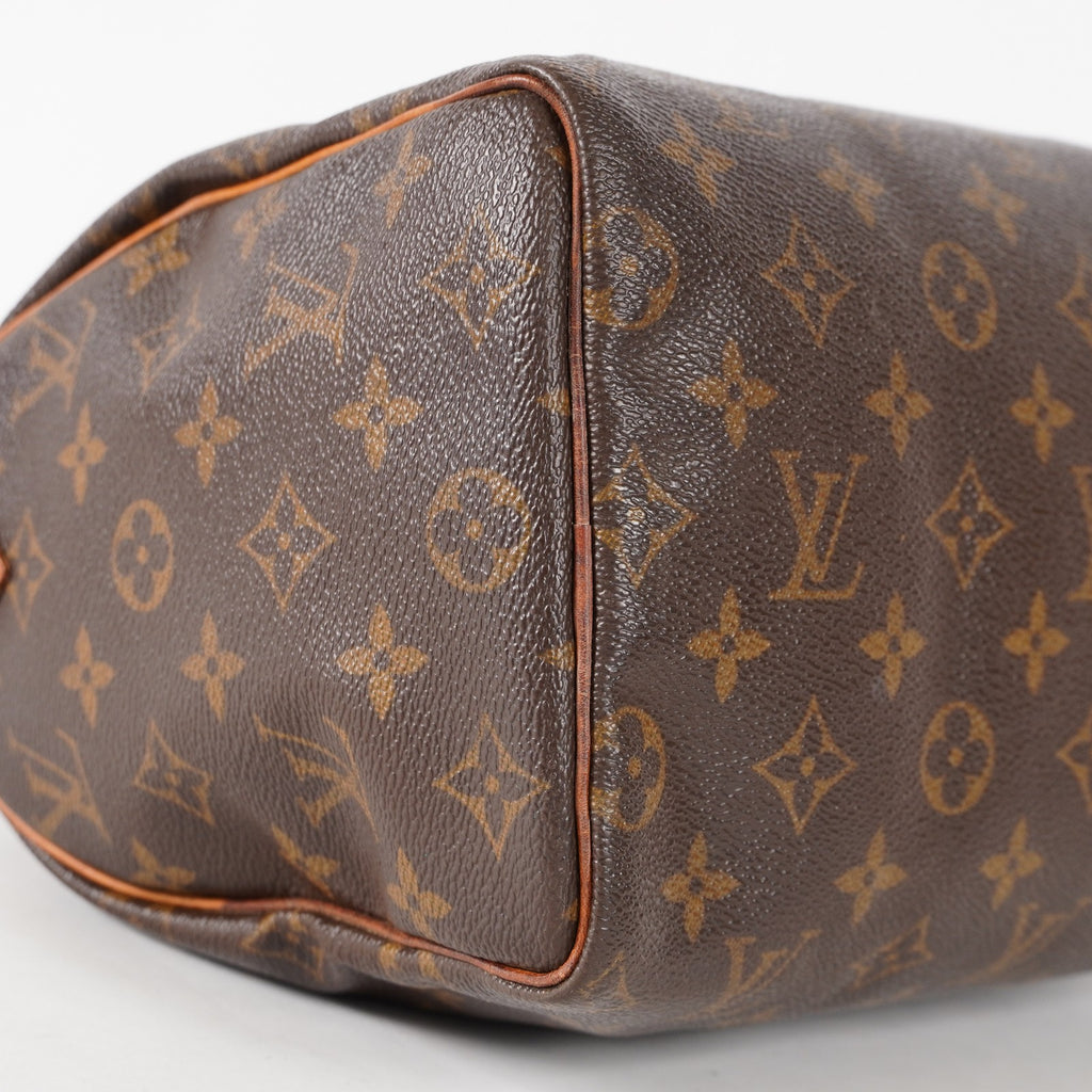Authentic Louis Vuitton Monogram Speedy 25 M41528 Handbag vintage 03E117810011