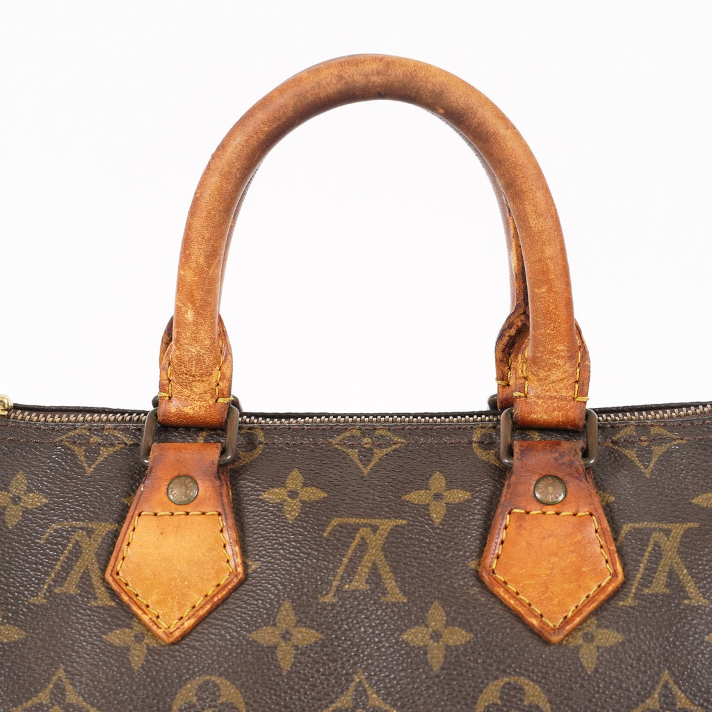 Authentic Louis Vuitton Monogram Speedy 25 Handbag vintage M41528 06E554804803