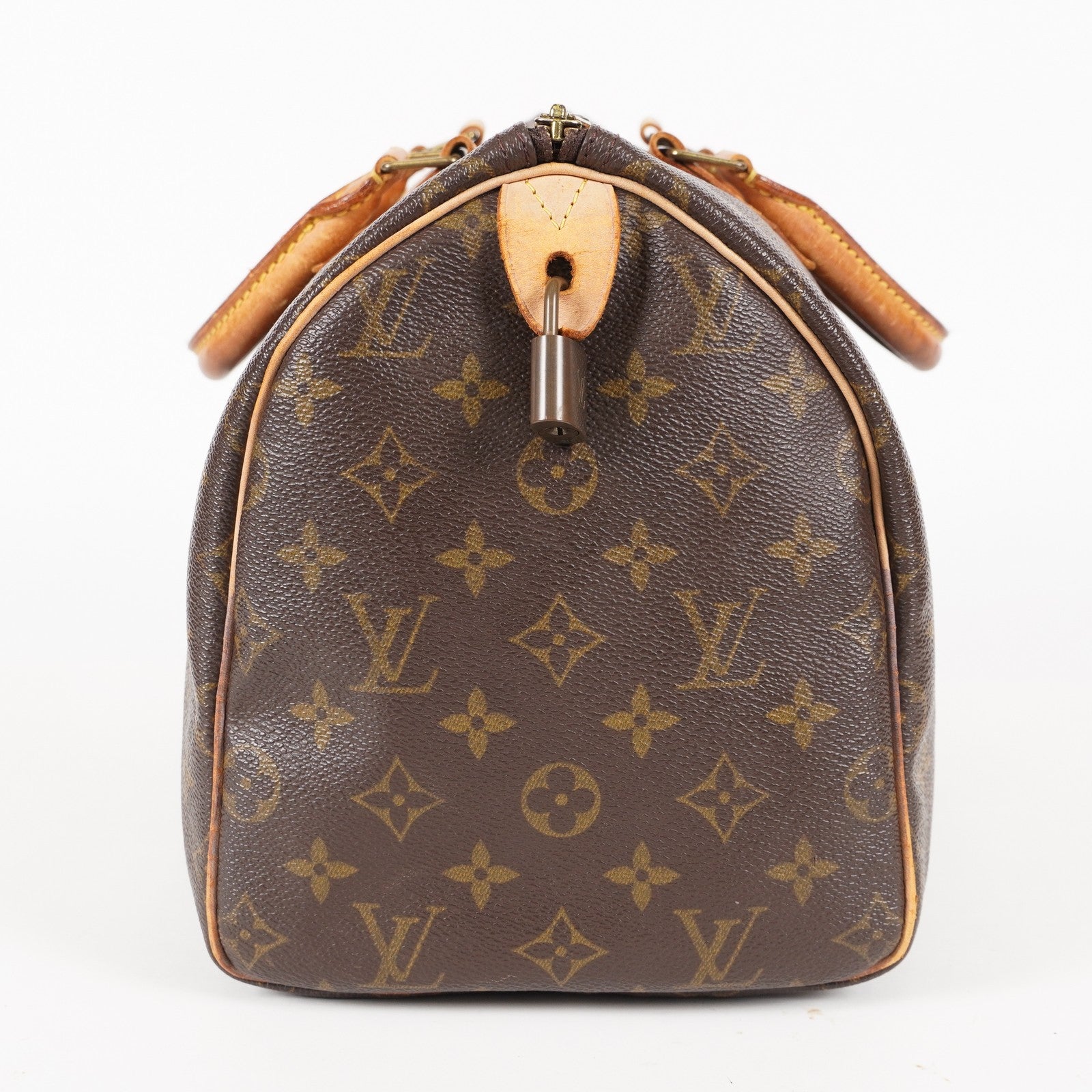 Authentic Louis Vuitton Monogram Speedy 30  Handbag M41526 vintage 05E284730029