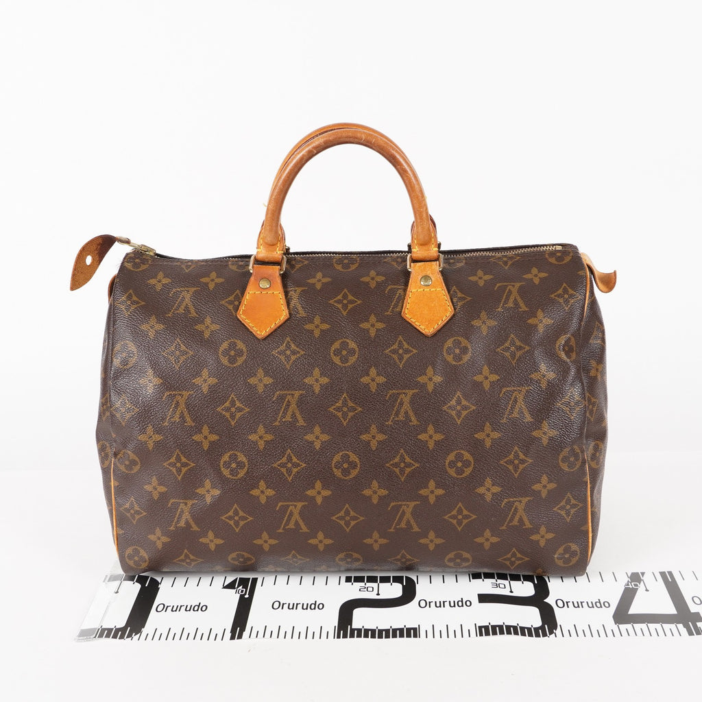 Authentic Louis Vuitton Monogram Speedy 35 M41524 vintage Handbag 05E186050013