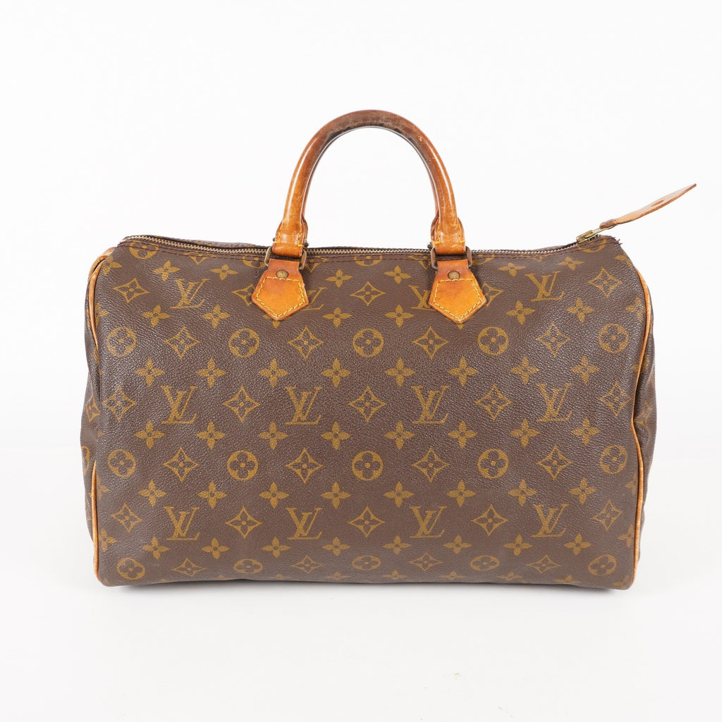 Authentic Louis Vuitton Monogram Speedy 35 M41524 Handbag used 05E204950029