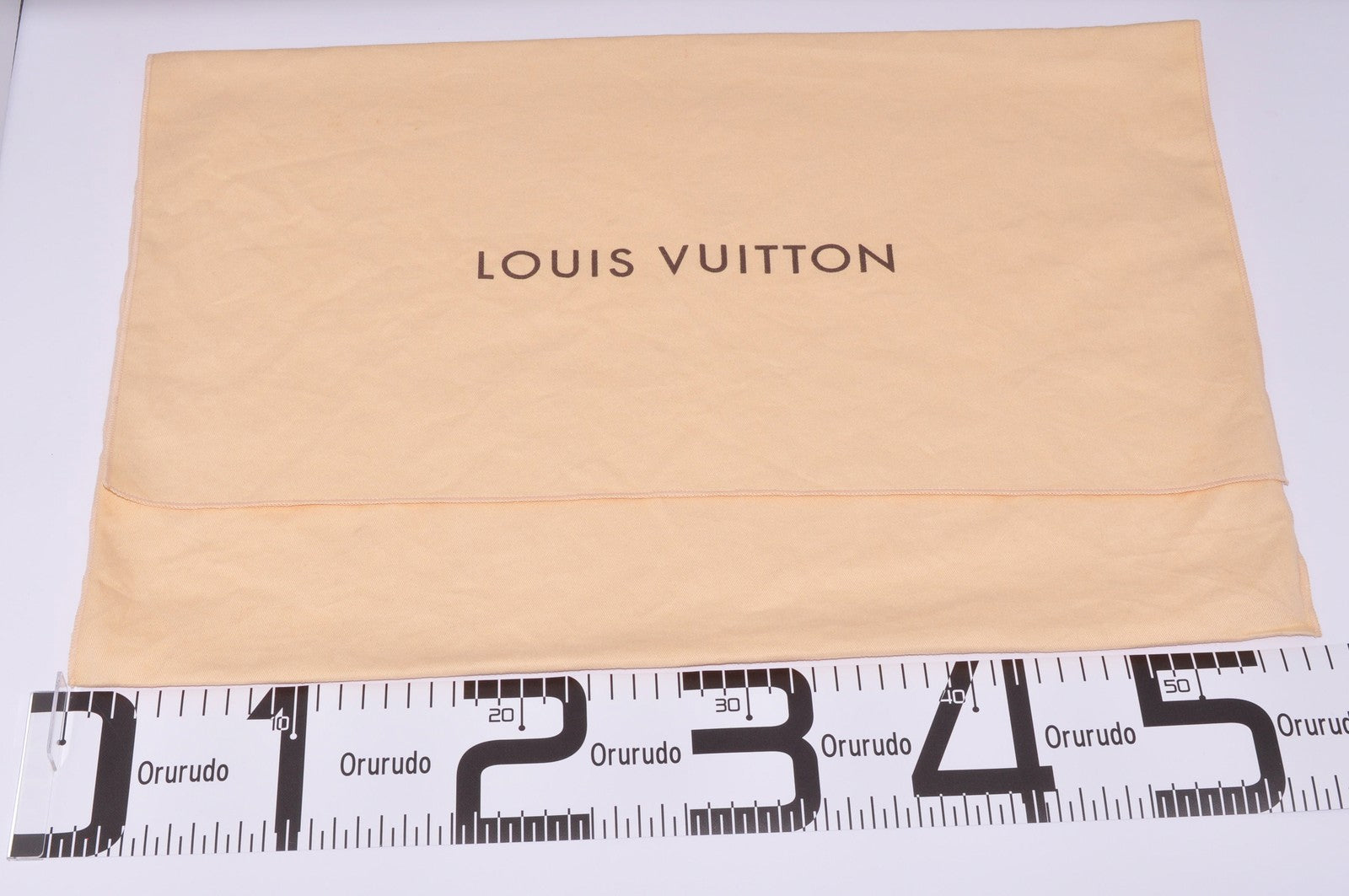 100% Authentic Louis Vuitton Large Dust Bag Beige Cotton Storage Cover 50×30