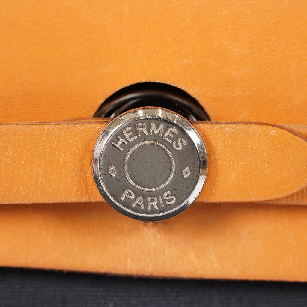 Hermes Herbag Toile and Leather PM 05E095720029